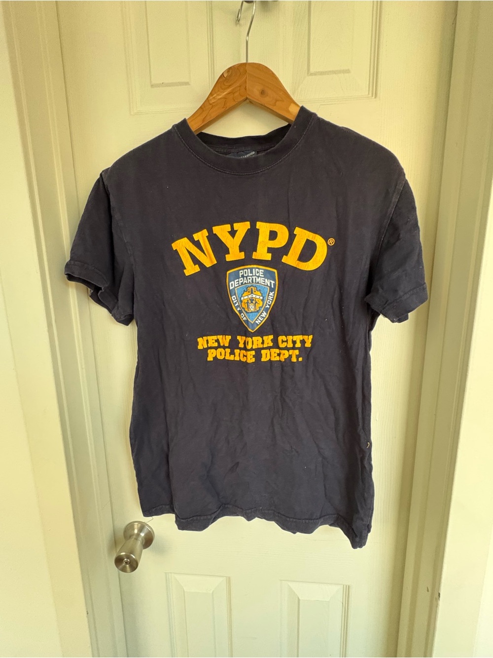 NYPD Graphic Tee - Navy Blue Shirt